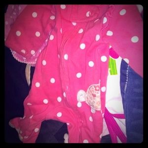 Pink premie child of mine lot bodysuits &1 pants